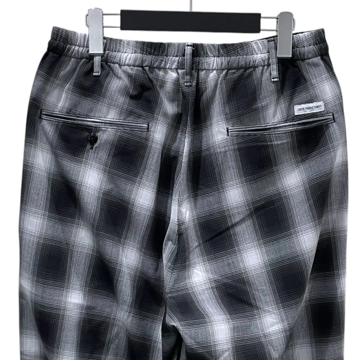 24AW オンブレチェック柄パンツ T／W 2 Tuck Easy Pants -Ombre Check- テトロンウール 2タックイージーパンツ CTE-26S101-CHECK - Image 5
