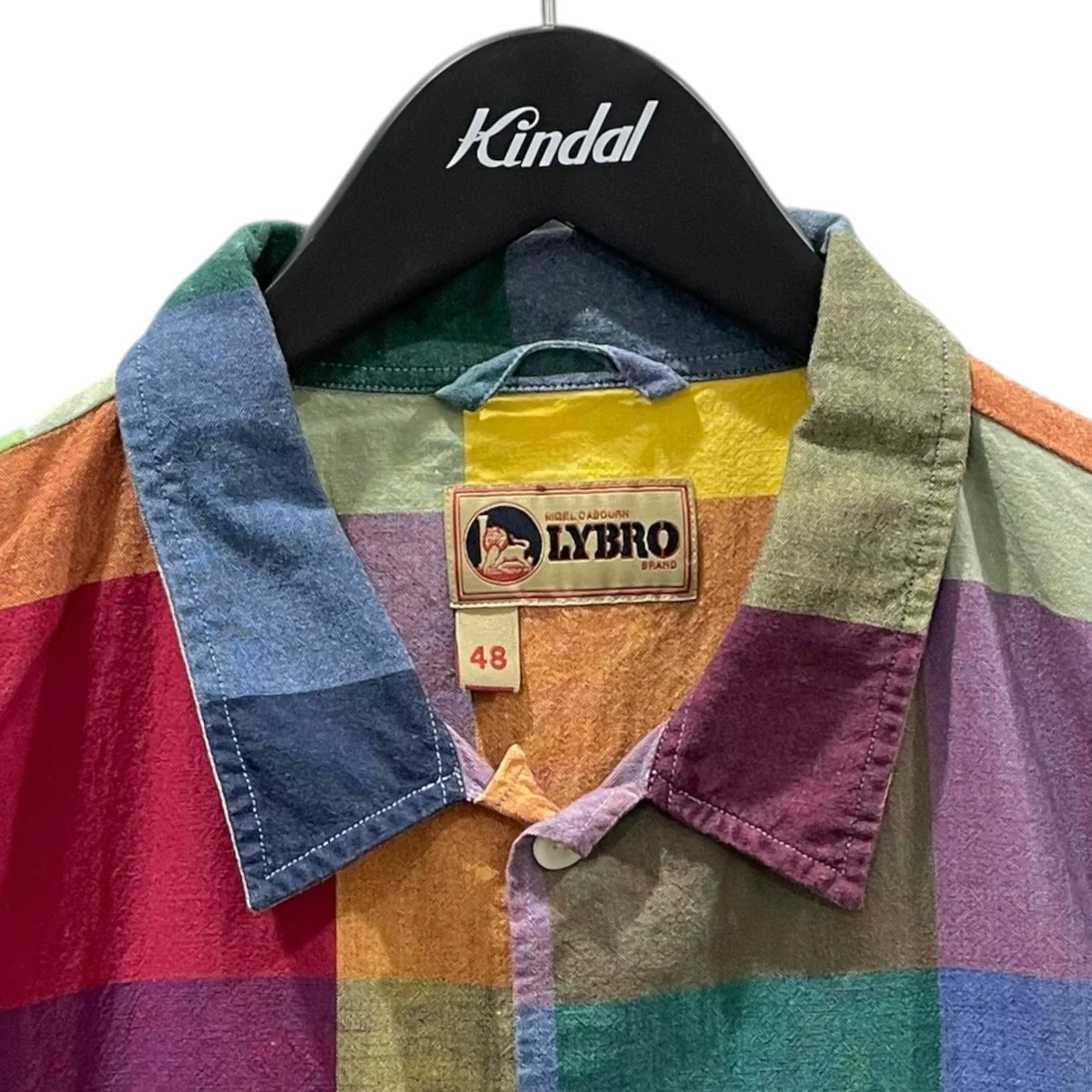 18SS チェック柄半袖シャツ SHORT SLEEVE SHIRT - COTTON ショートスリーブシャツ - コットン 8036-13-11000 - Image 3