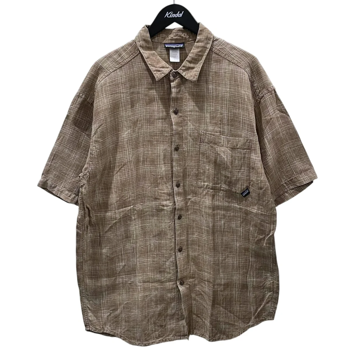 07SS チェック柄ヘンプ半袖シャツ S/S Hemp Shirt ショートスリーブ ヘンプシャツ 53141S7