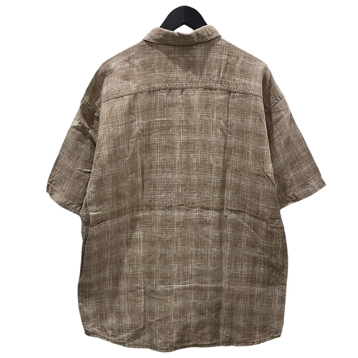 07SS チェック柄ヘンプ半袖シャツ S/S Hemp Shirt ショートスリーブ ヘンプシャツ 53141S7 - Image 2