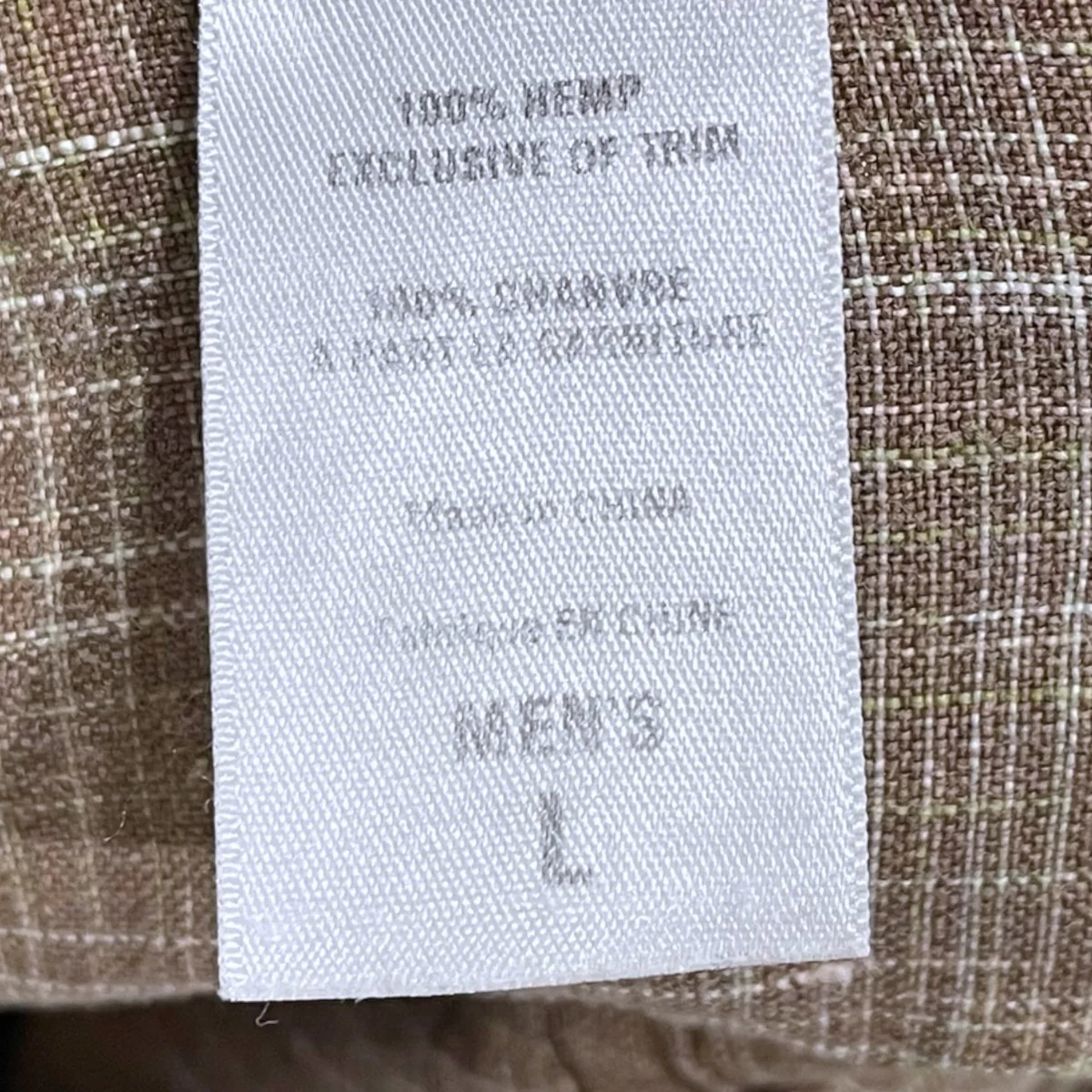 07SS チェック柄ヘンプ半袖シャツ S/S Hemp Shirt ショートスリーブ ヘンプシャツ 53141S7 - Image 4