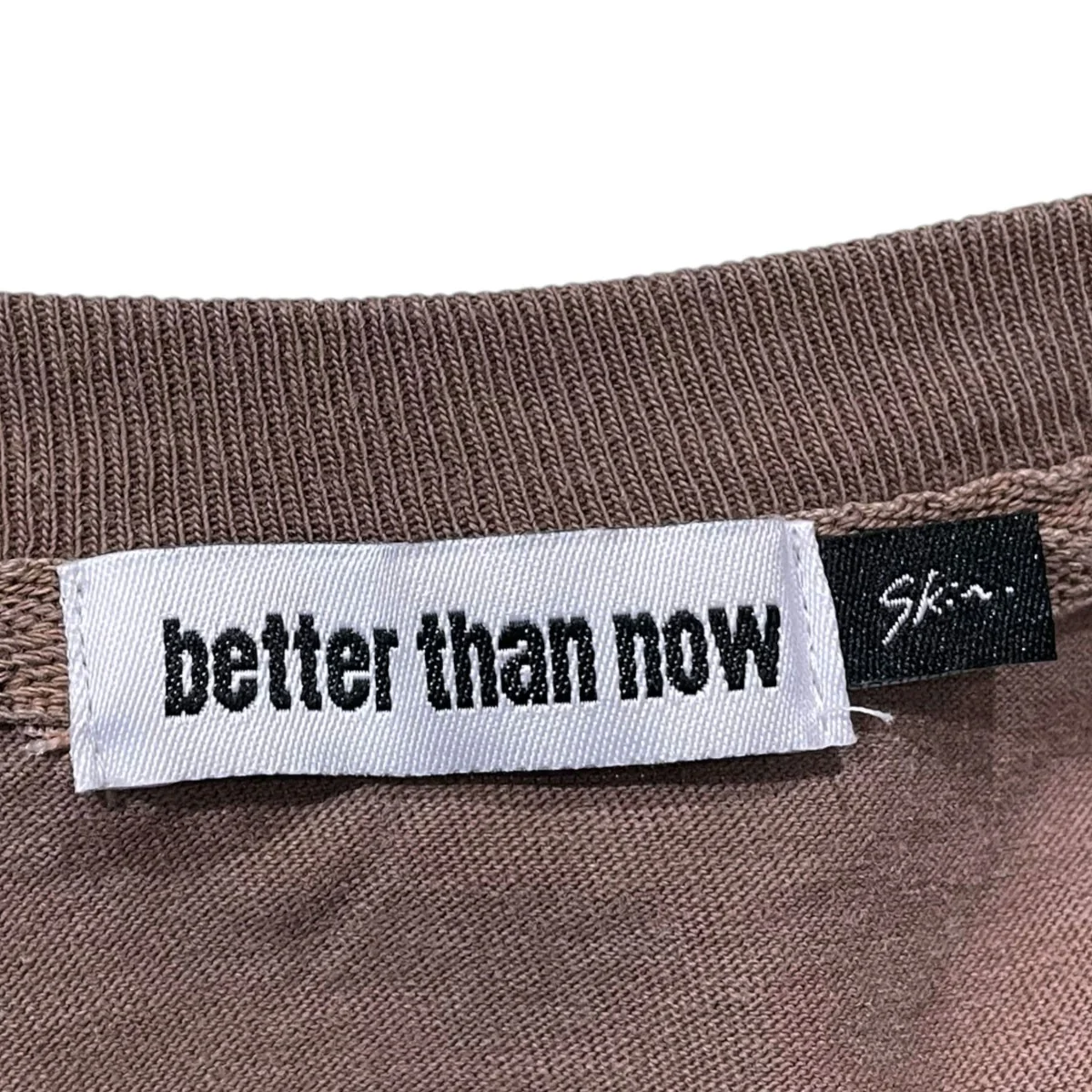 25SS フロッキープリント加工Tシャツ Better Than Now Velvet Tシャツ 25070500802030 - Image 4