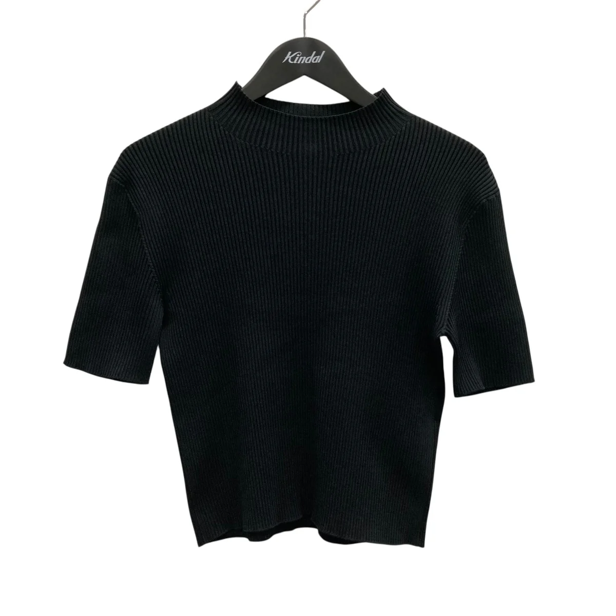 PORTRAIT SHORT SLEEVE TOPポリエステル半袖ニットCF007KN112