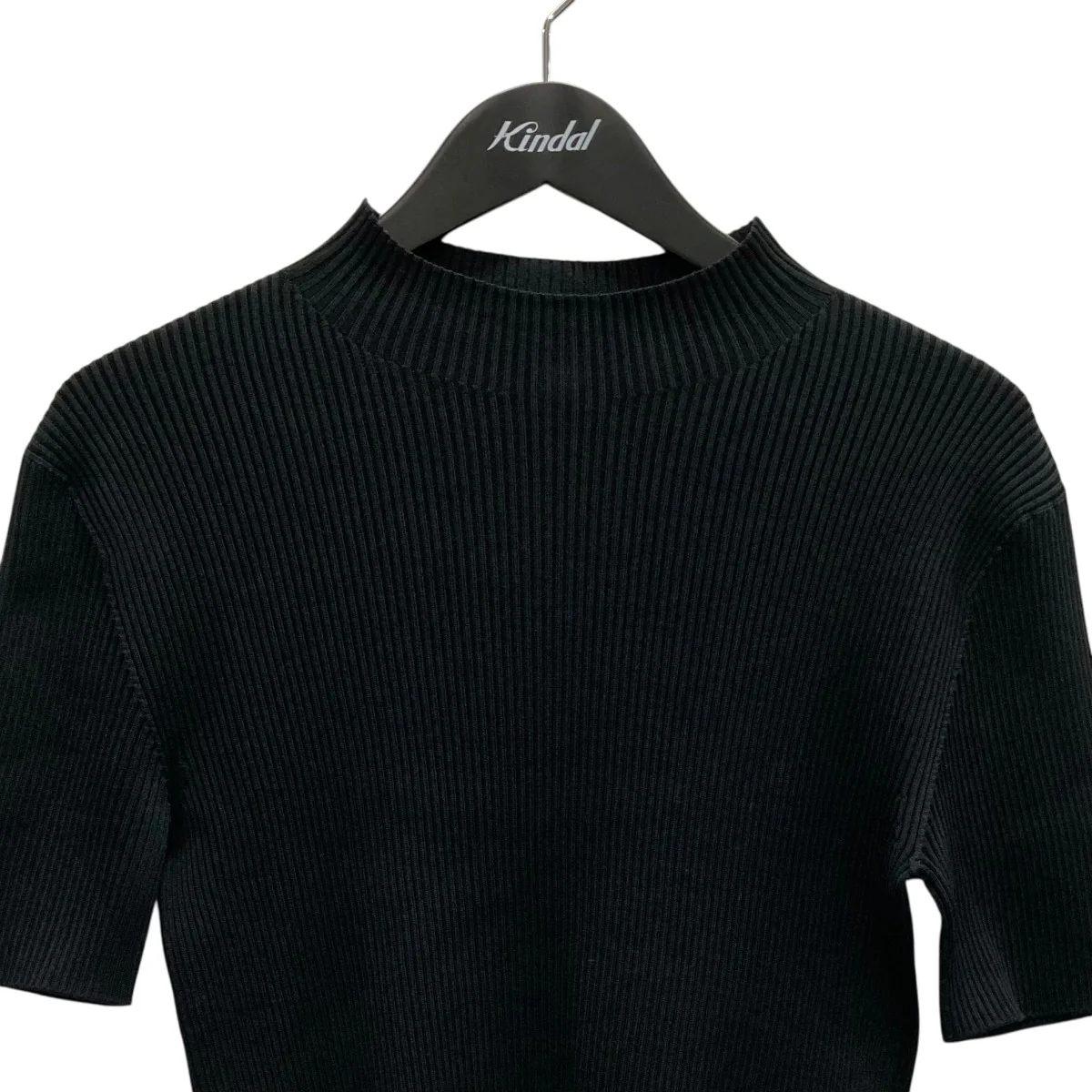 PORTRAIT SHORT SLEEVE TOPポリエステル半袖ニットCF007KN112 - Image 2