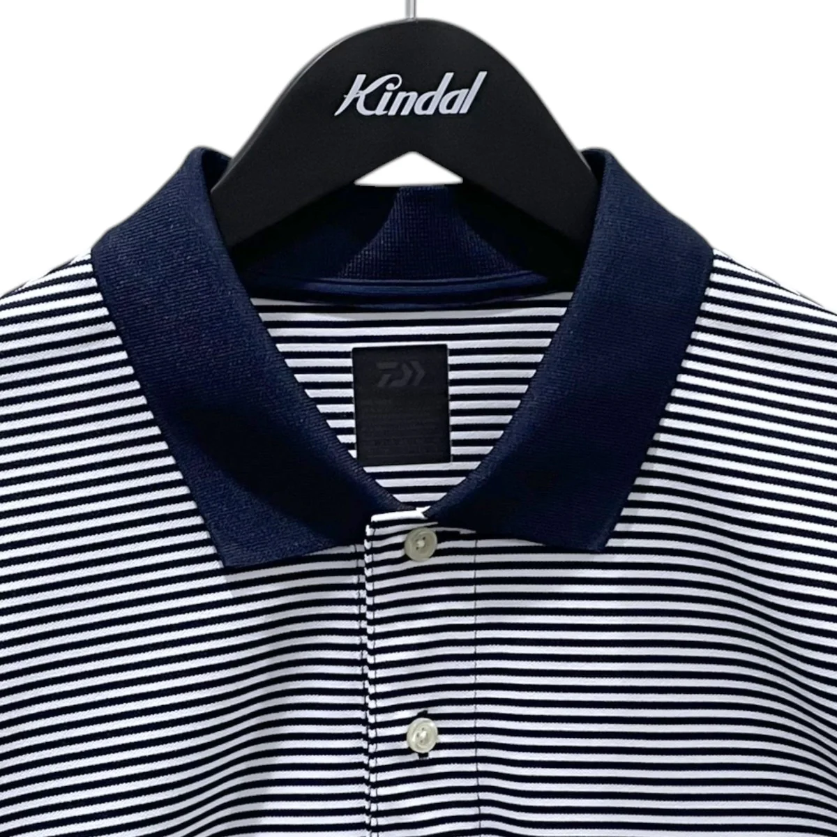 24SS ボーダー柄オーバーサイズポロシャツ TECH POLO SHIRTS S/S テックポロシャツ ショートスリーブ BE-37024 - Image 3