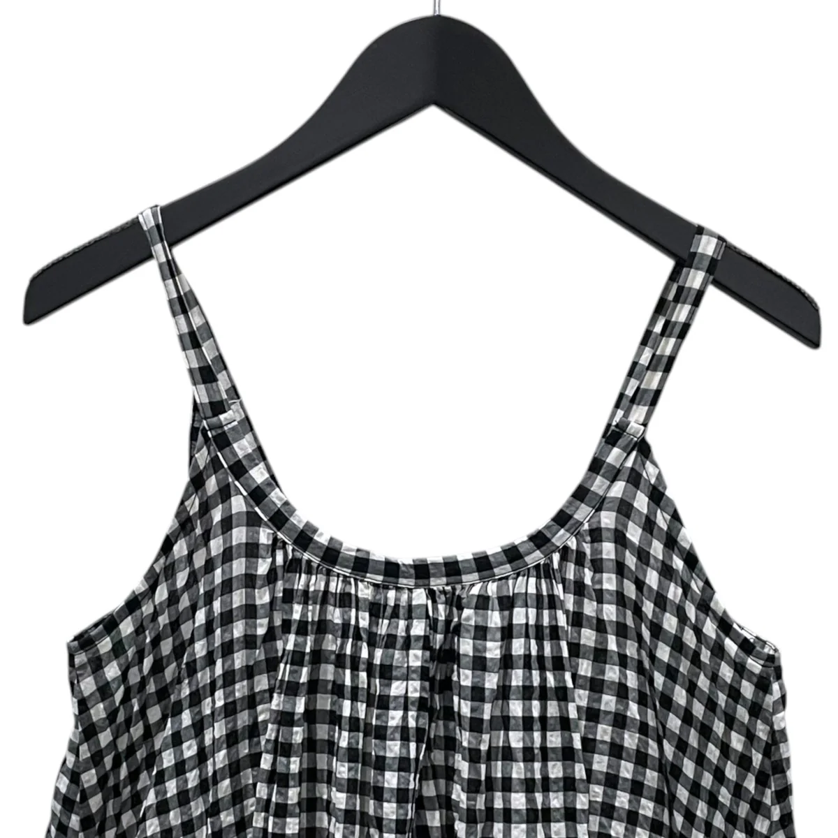23SS ギンガムチェック柄キャミソールワンピース Gingham Gather Dress ギンガムギャザードレス 3710300192 - Image 4