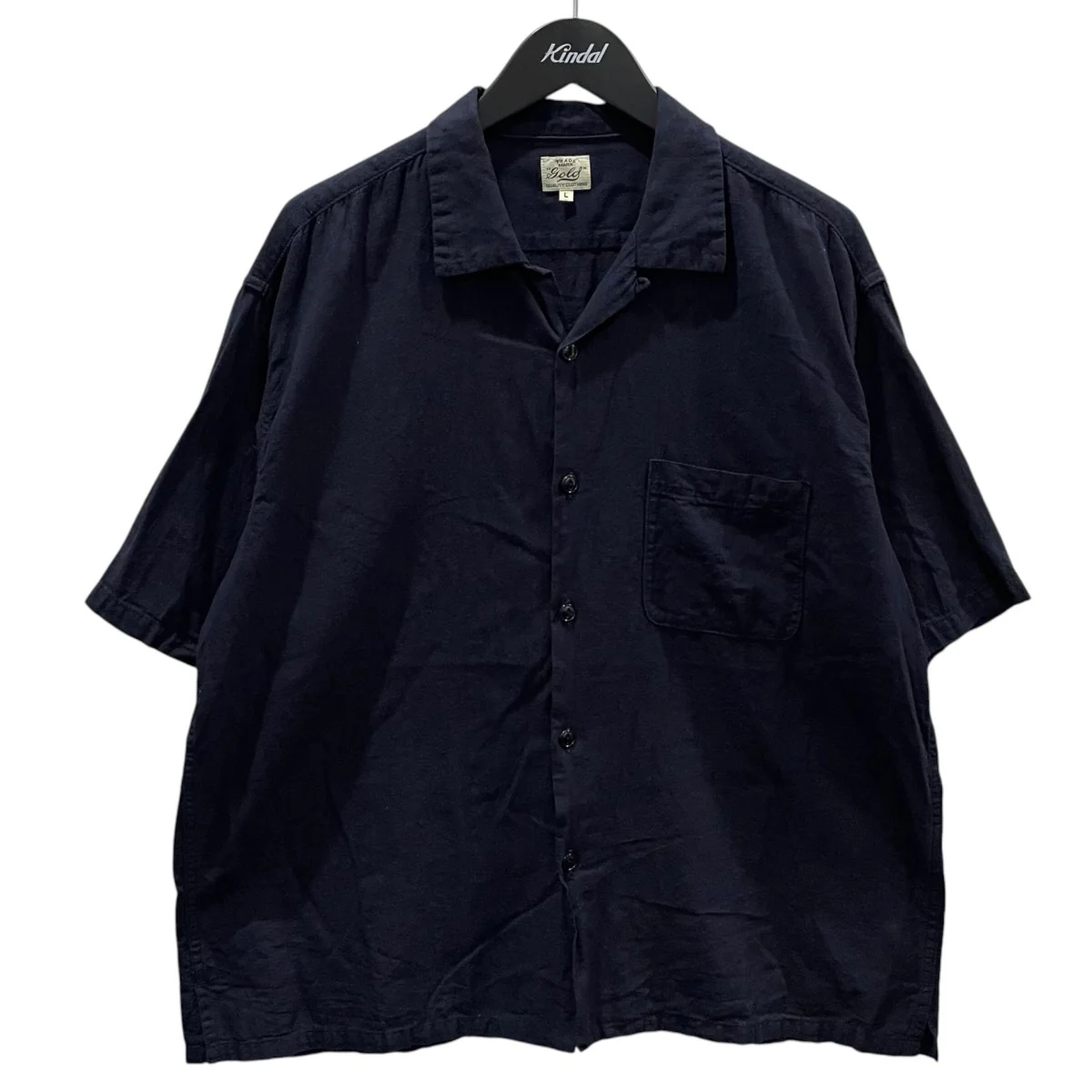 25SS オープンカラー半袖シャツ VAT DYE CHAMBRAY OPEN SHIRT バットダイ シャンブレー オープンシャツ GL39438