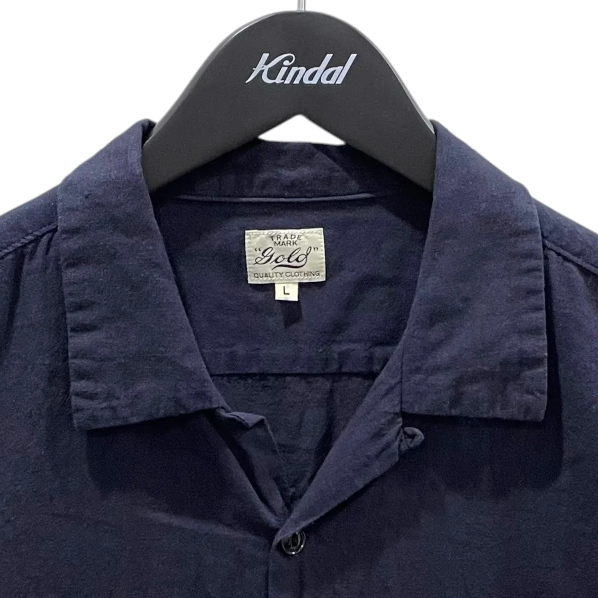 25SS オープンカラー半袖シャツ VAT DYE CHAMBRAY OPEN SHIRT バットダイ シャンブレー オープンシャツ GL39438 - Image 3