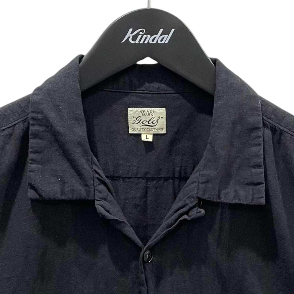 25SS オープンカラー半袖シャツ VAT DYE CHAMBRAY OPEN SHIRT バットダイ シャンブレー オープンシャツ GL39438 - Image 3