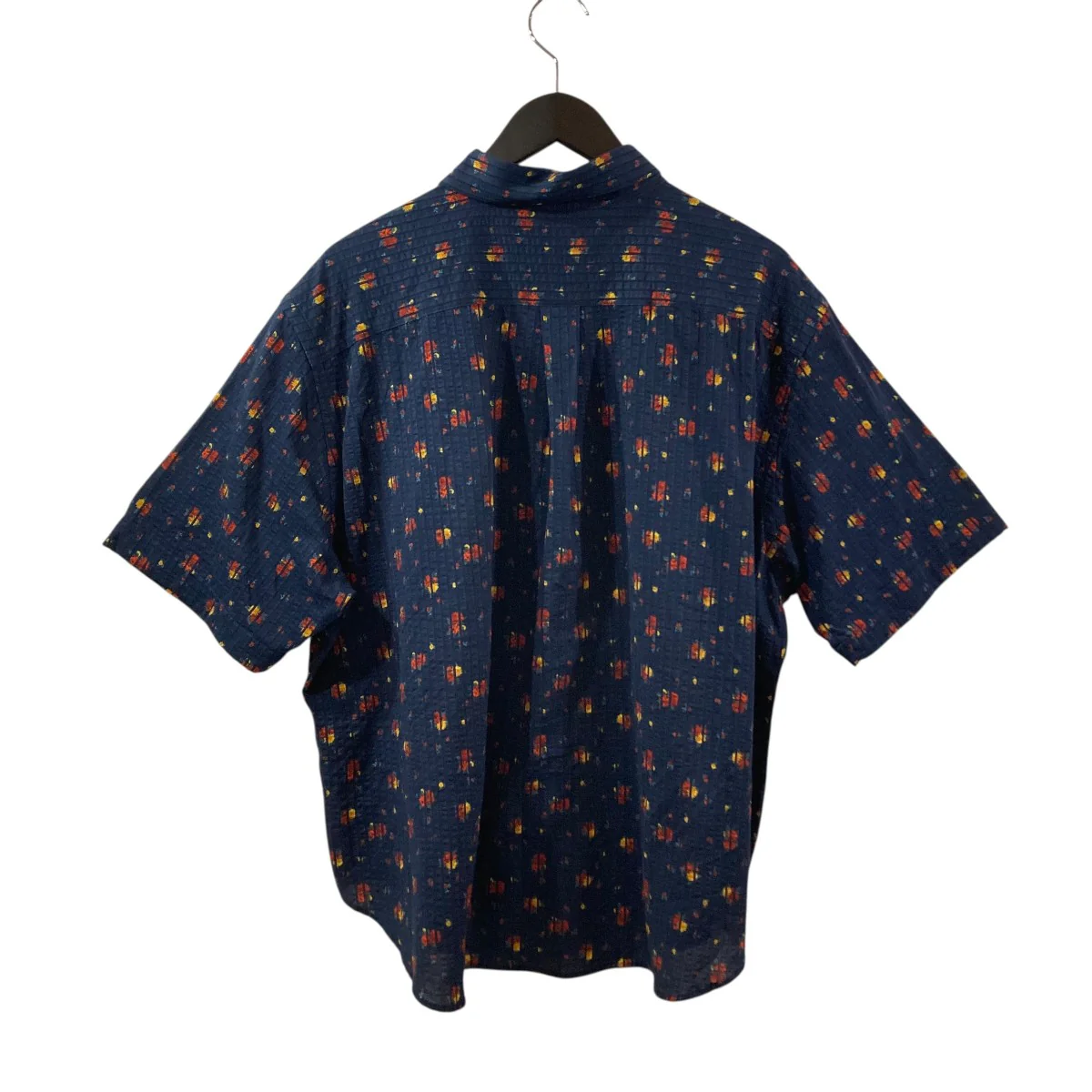 36G Linen Sucker Flower Atmosphere S S Shirt花柄半袖シャツKM25S-038P - Image 2