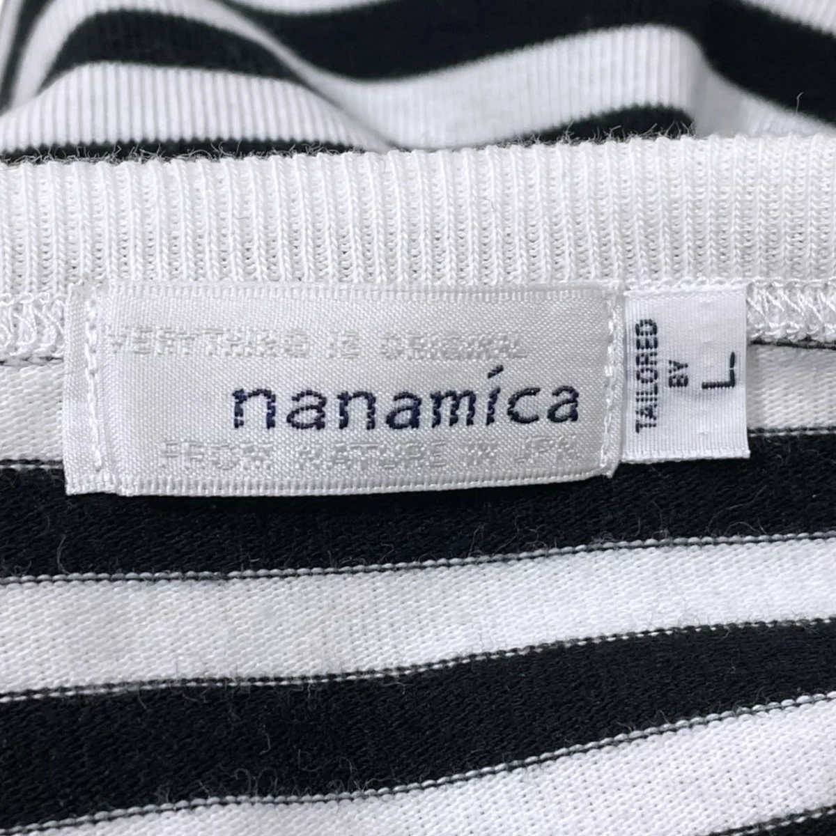 24SS ボーダー柄Tシャツ COOLMAX Stripe Jersey Tee クールマックス ストライプ ジャージー ティー SUHS425 - Image 4