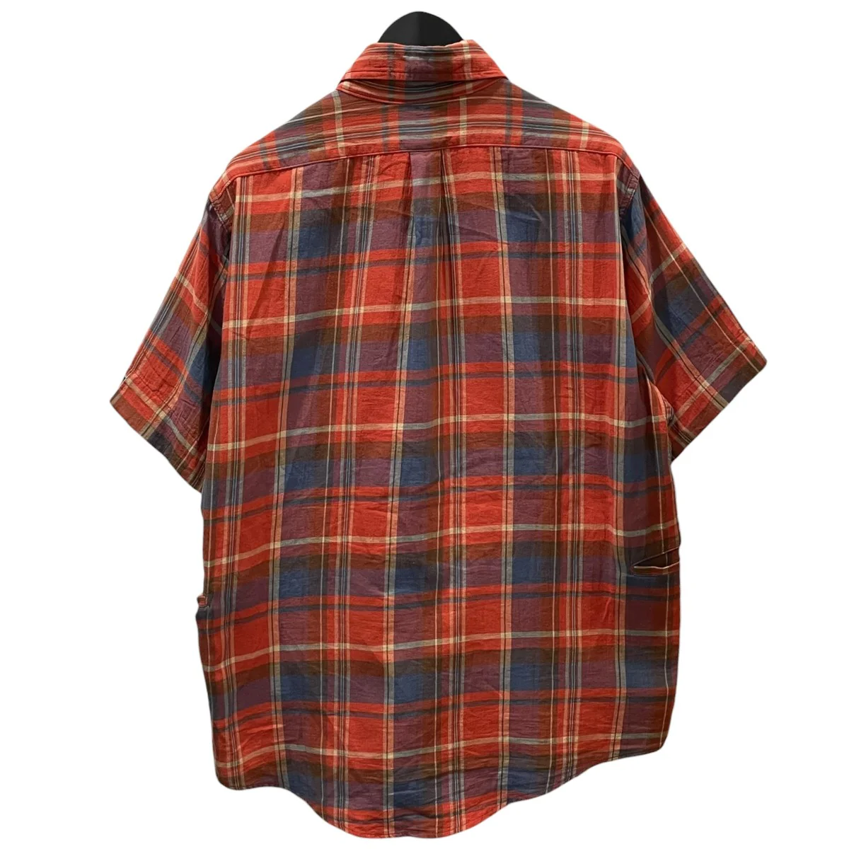 20SS チェック柄プルオーバー半袖シャツ Wheel Barrow Shell Shirt 1／2 ウィルバロー シェルシャツ SF-201660 - Image 2