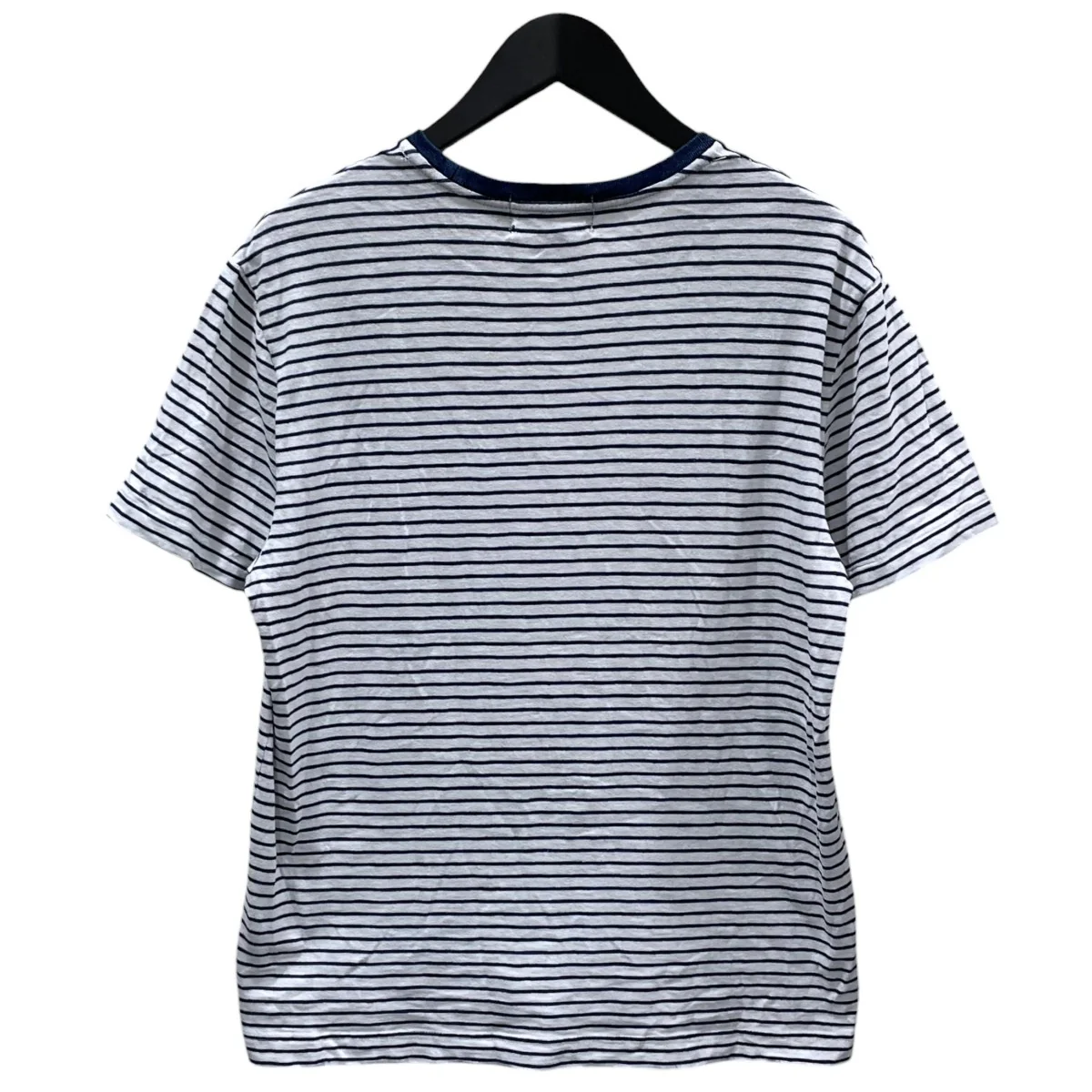 ボーダー柄ポケットTシャツ - Image 2