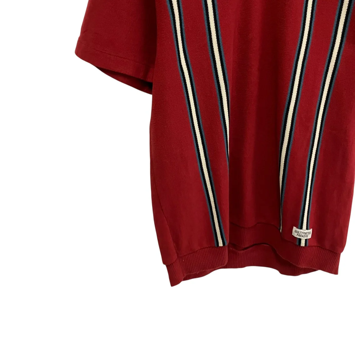 STRIPED KNIT POLO SHIRTポロシャツ24SS-WMK-KN12 - Image 4