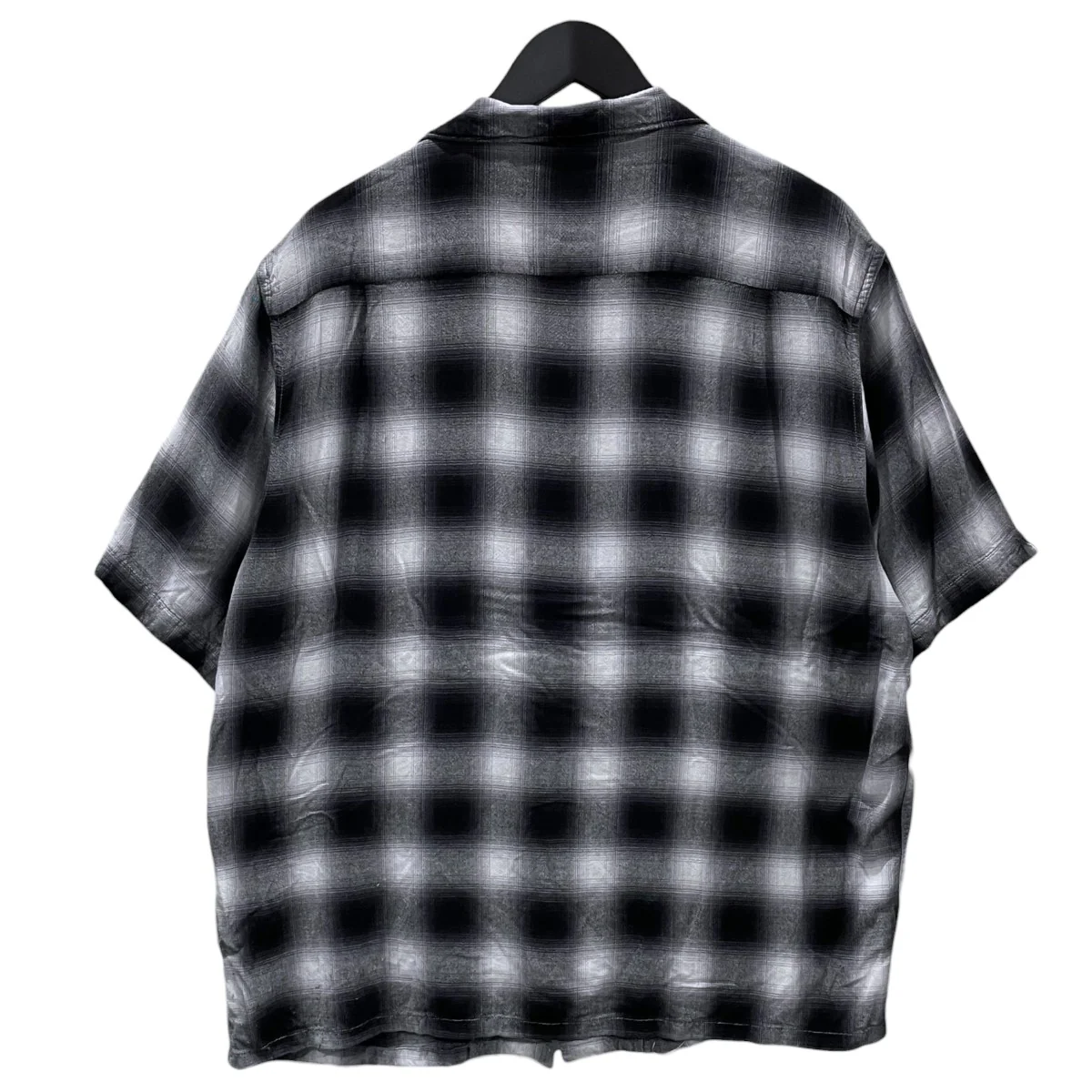 オンブレチェック柄オープンカラー半袖シャツ 60S OMBRE LOOP COLLAR S/S SHIRTS 60s オンブレループカラー ショートスリーブシャツ - Image 2