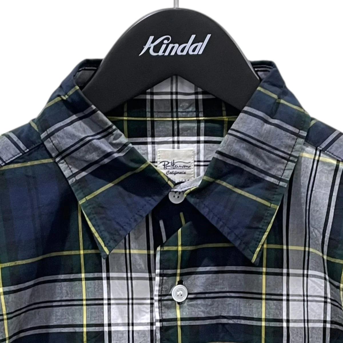 23SS チェック柄半袖シャツ Check Short Sleeve Shirt チェックショートスリーブシャツ 3820700054 - Image 3