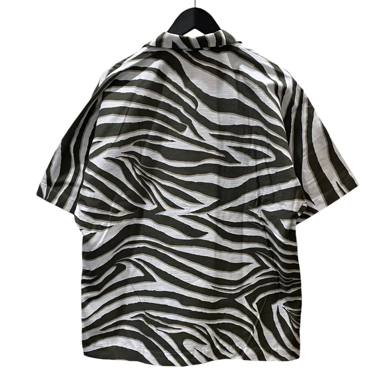 22SS ゼブラ柄オープンカラー半袖シャツ Summer Shirts #2 サマーシャツ - Image 2