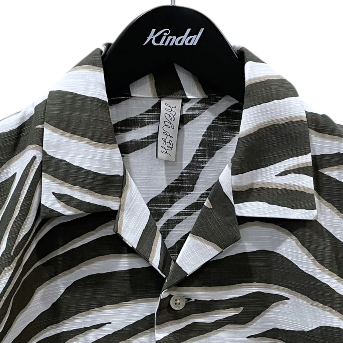 22SS ゼブラ柄オープンカラー半袖シャツ Summer Shirts #2 サマーシャツ - Image 3