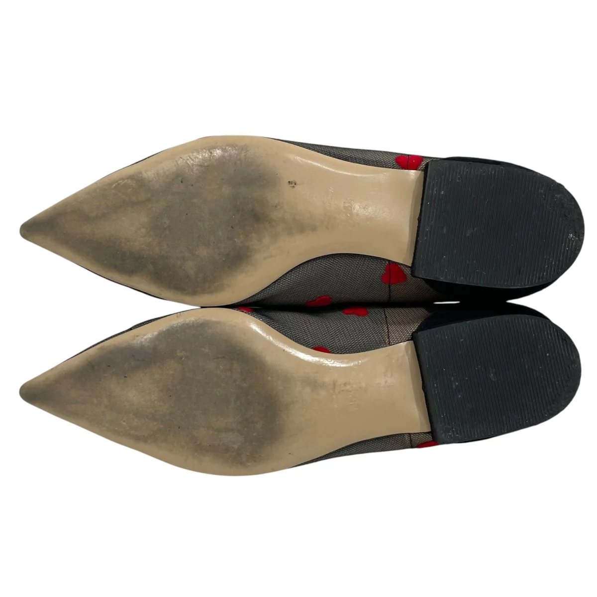 24SS ハートモチーフポインテッドトゥチュールフラットパンプス ANNA V FLAT アンナ ブイ フラット PP24S-ANNA V FLAT-RHC - Image 8