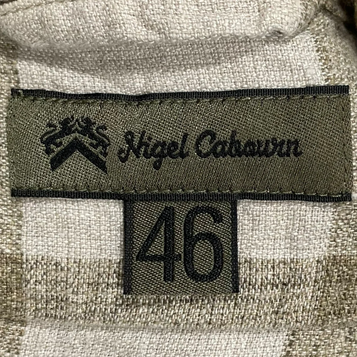 16SS ブロックチェック柄リネン半袖シャツ WW1 S．S． SHIRT LINEN CHECK WW1 ショートスリーブシャツ リネンチェック 8020011011 - Image 4