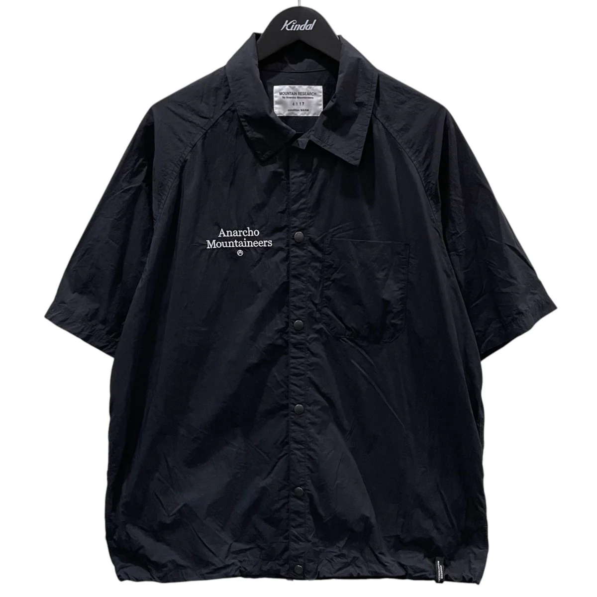 25SS ナイロン半袖シャツ Coach S/S Shirt コーチハーフスリーブシャツ MTR4117
