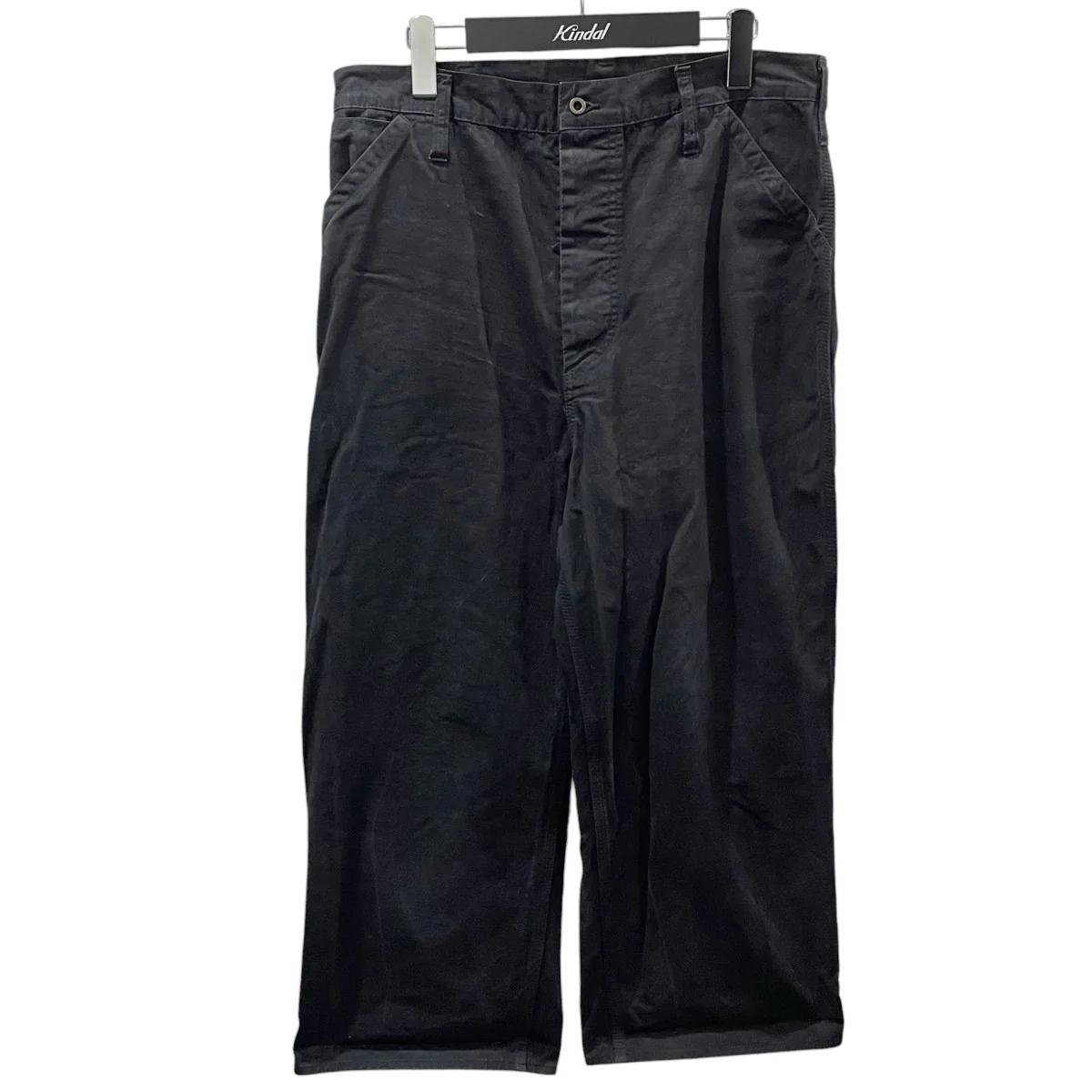 製品染めワイドシルエットパンツ Painter Pants G/D ペインターパンツ ガーメントダイ0177