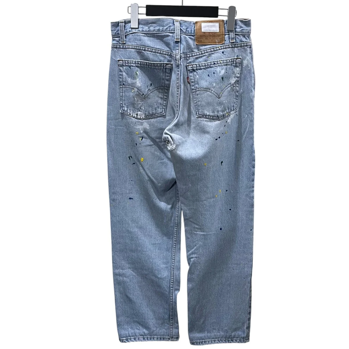 ペイント加工リメイクデニムパンツ - Image 2