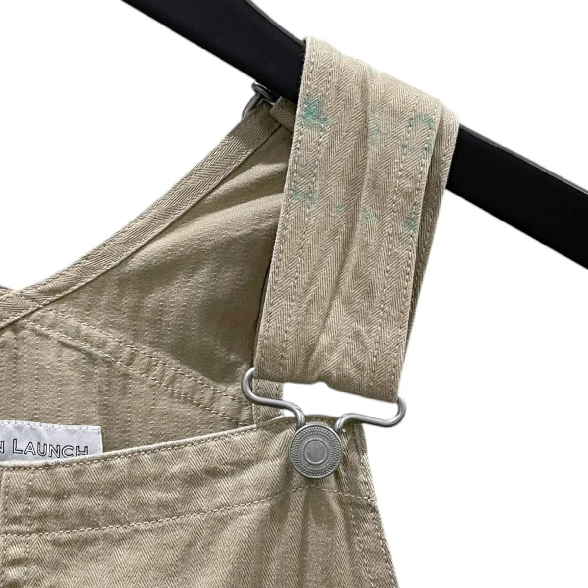 サロペットスカート Herringbone Overalls ヘリンボーン オーバーオール - Image 8