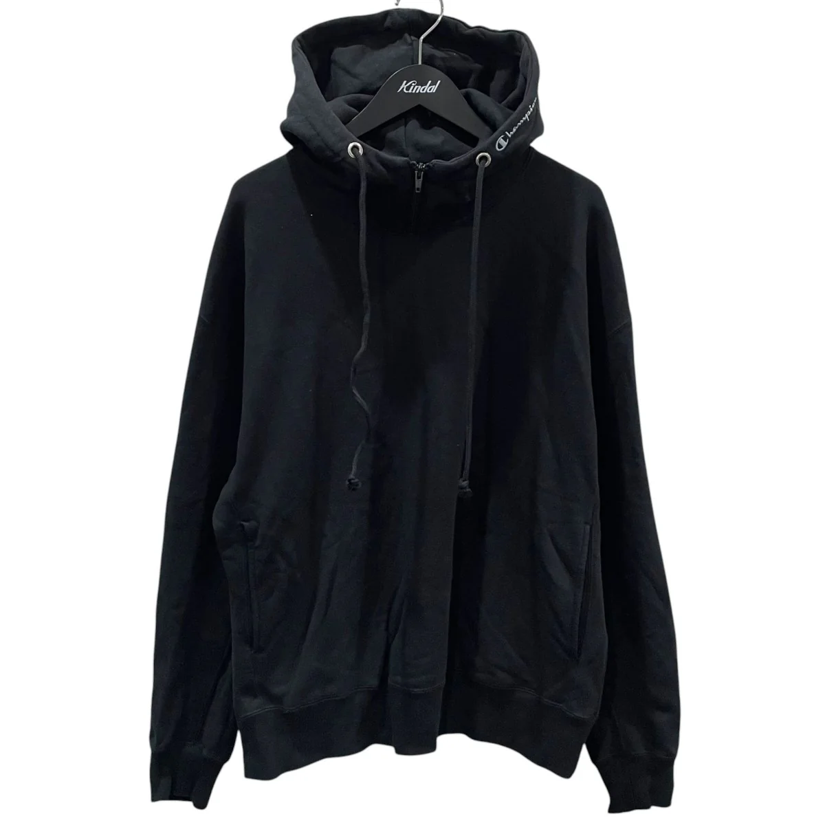 25SS 裏起毛プルオーバーパーカー MOCK NECK HOODIE モックネックフーディー C8-B113