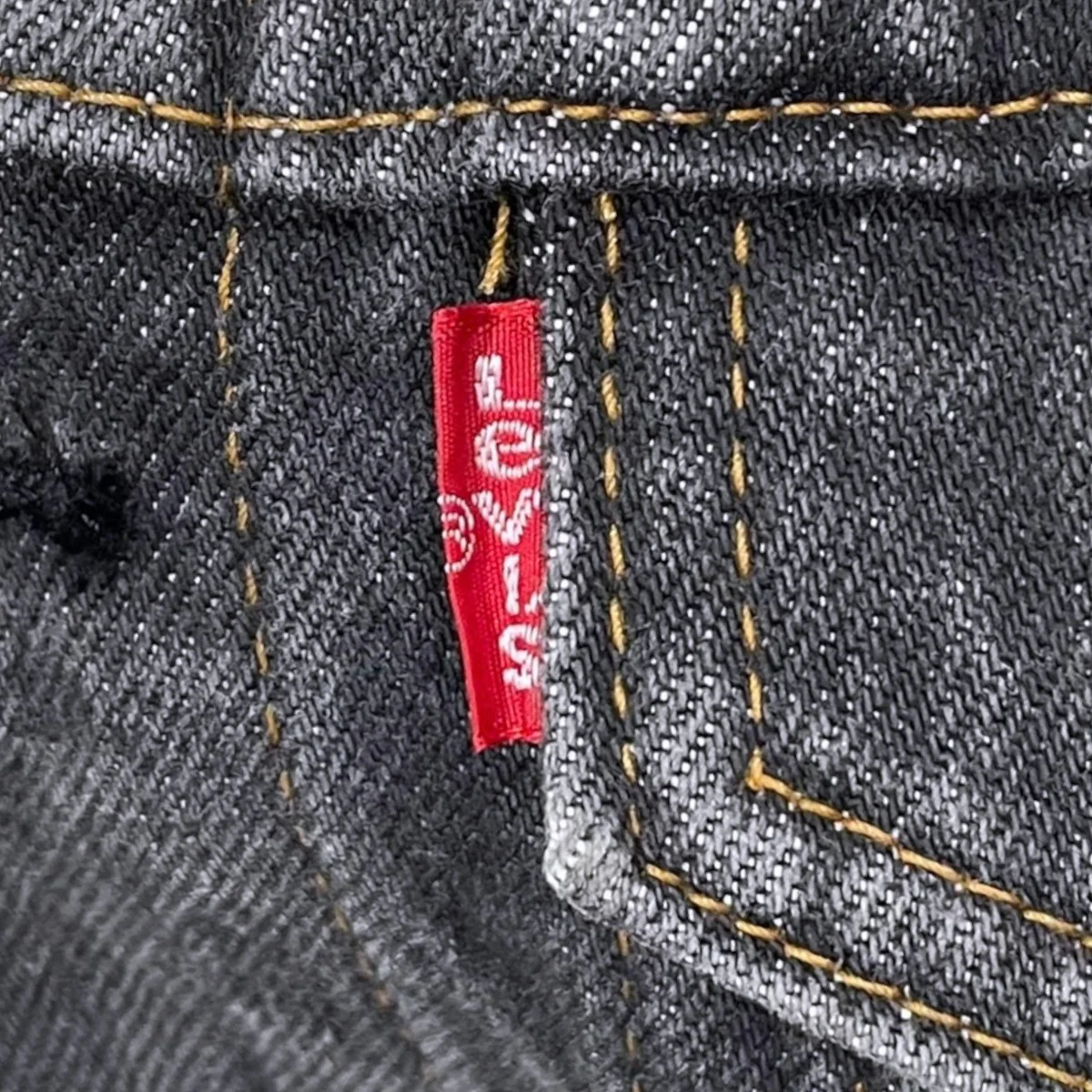 90s 3rdタイプ デニムジャケット 先染め 日本製 ボタン裏J22 W7505-03 - Image 5