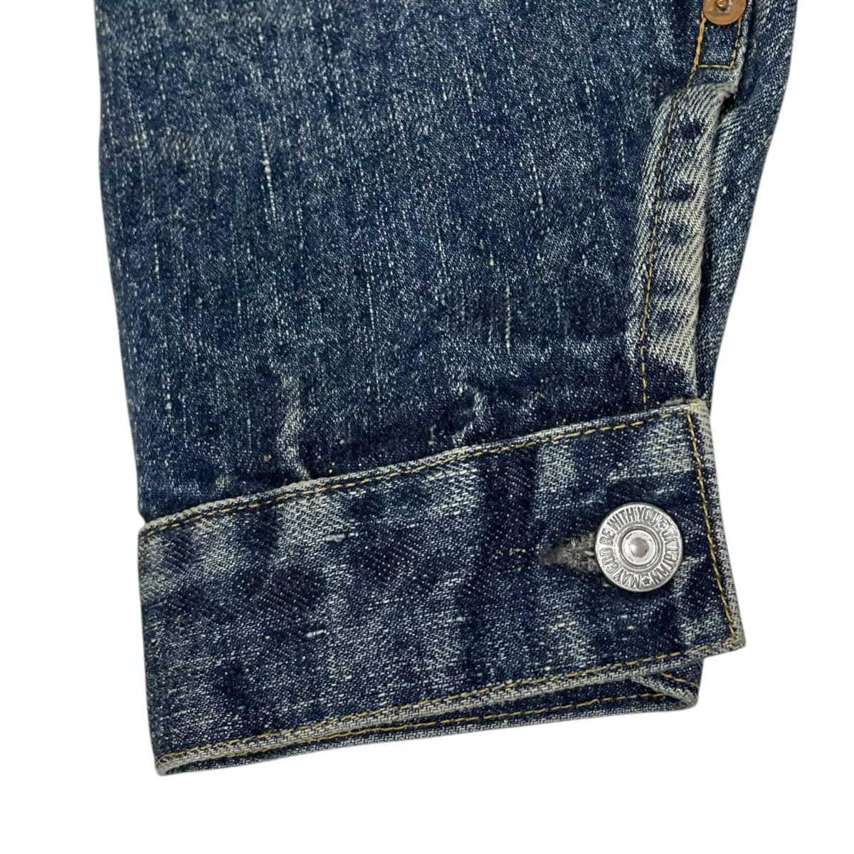 加工デニムジャケット 限定100着 シリアル058 LV T-BACK DENIM JACKET #001 - Image 4