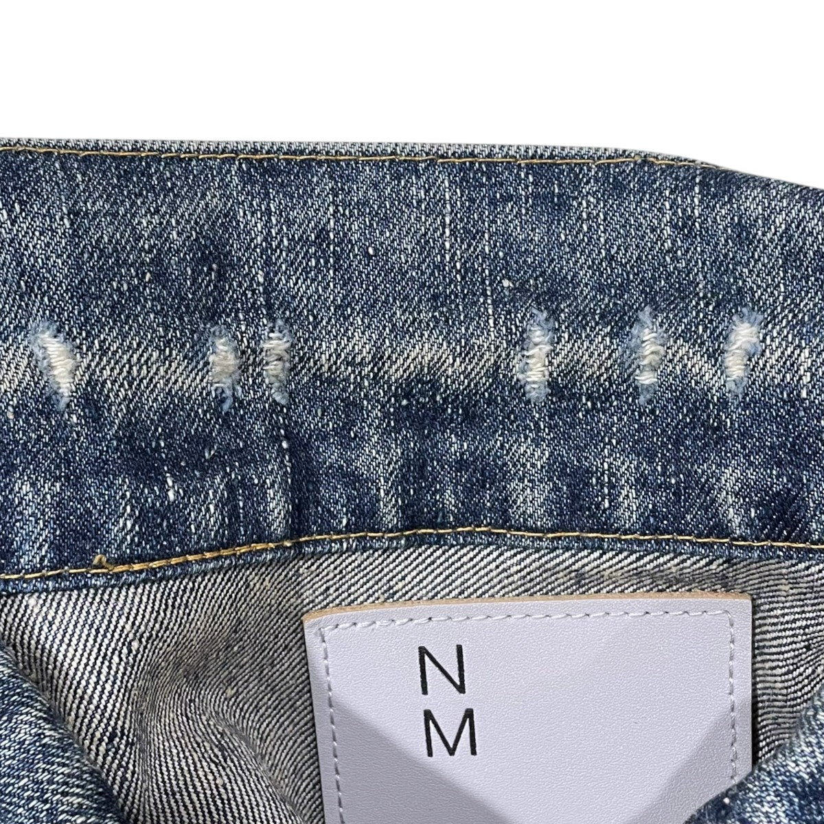 加工デニムジャケット 限定100着 シリアル058 LV T-BACK DENIM JACKET #001 - Image 5