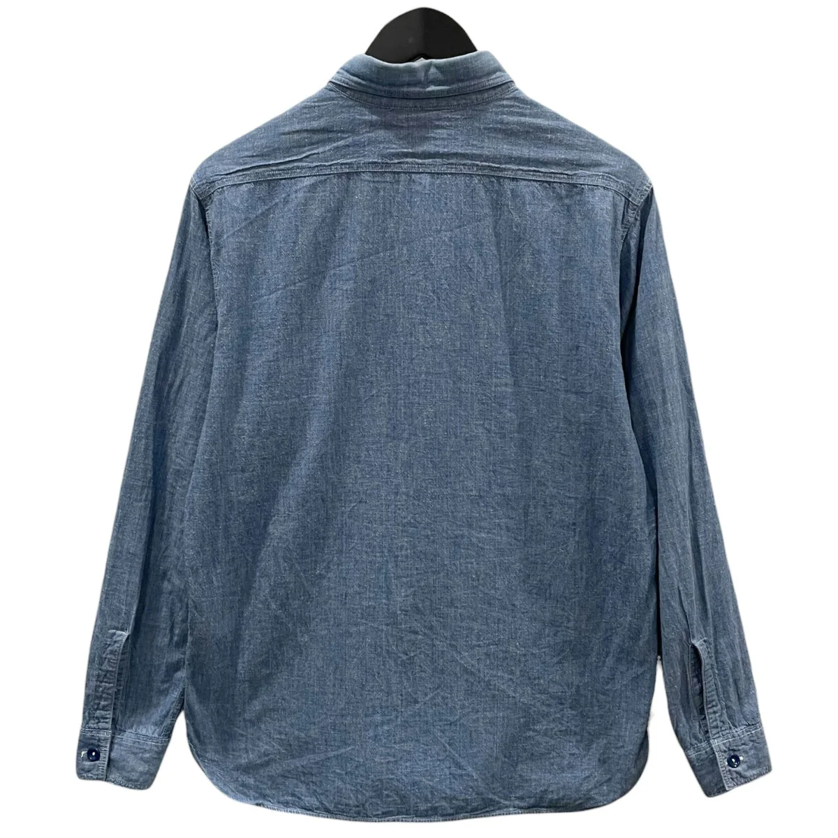 デニムシャツ BLUE CHAMBRAY WORK SHIRTS ブルー シャンブレー ワークシャツ BR25995 - Image 2