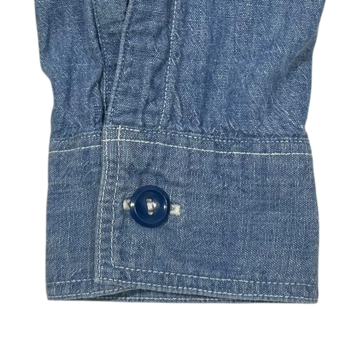 デニムシャツ BLUE CHAMBRAY WORK SHIRTS ブルー シャンブレー ワークシャツ BR25995 - Image 4