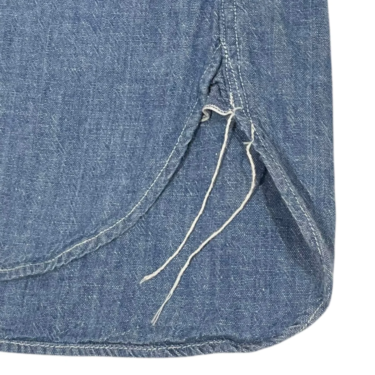 デニムシャツ BLUE CHAMBRAY WORK SHIRTS ブルー シャンブレー ワークシャツ BR25995 - Image 5
