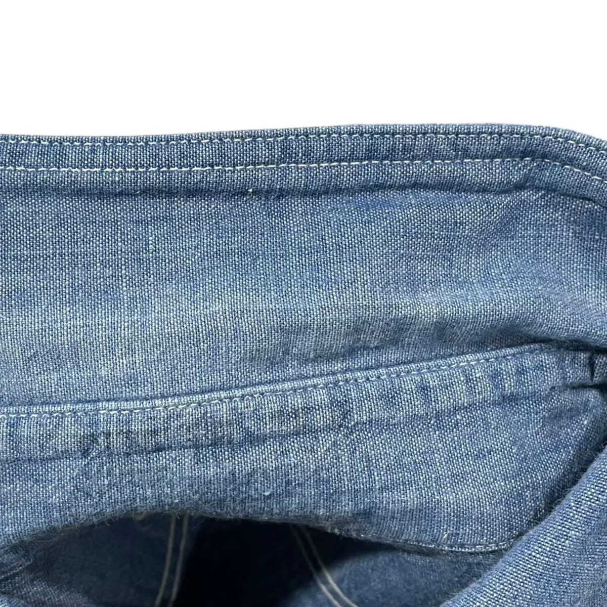 デニムシャツ BLUE CHAMBRAY WORK SHIRTS ブルー シャンブレー ワークシャツ BR25995 - Image 6