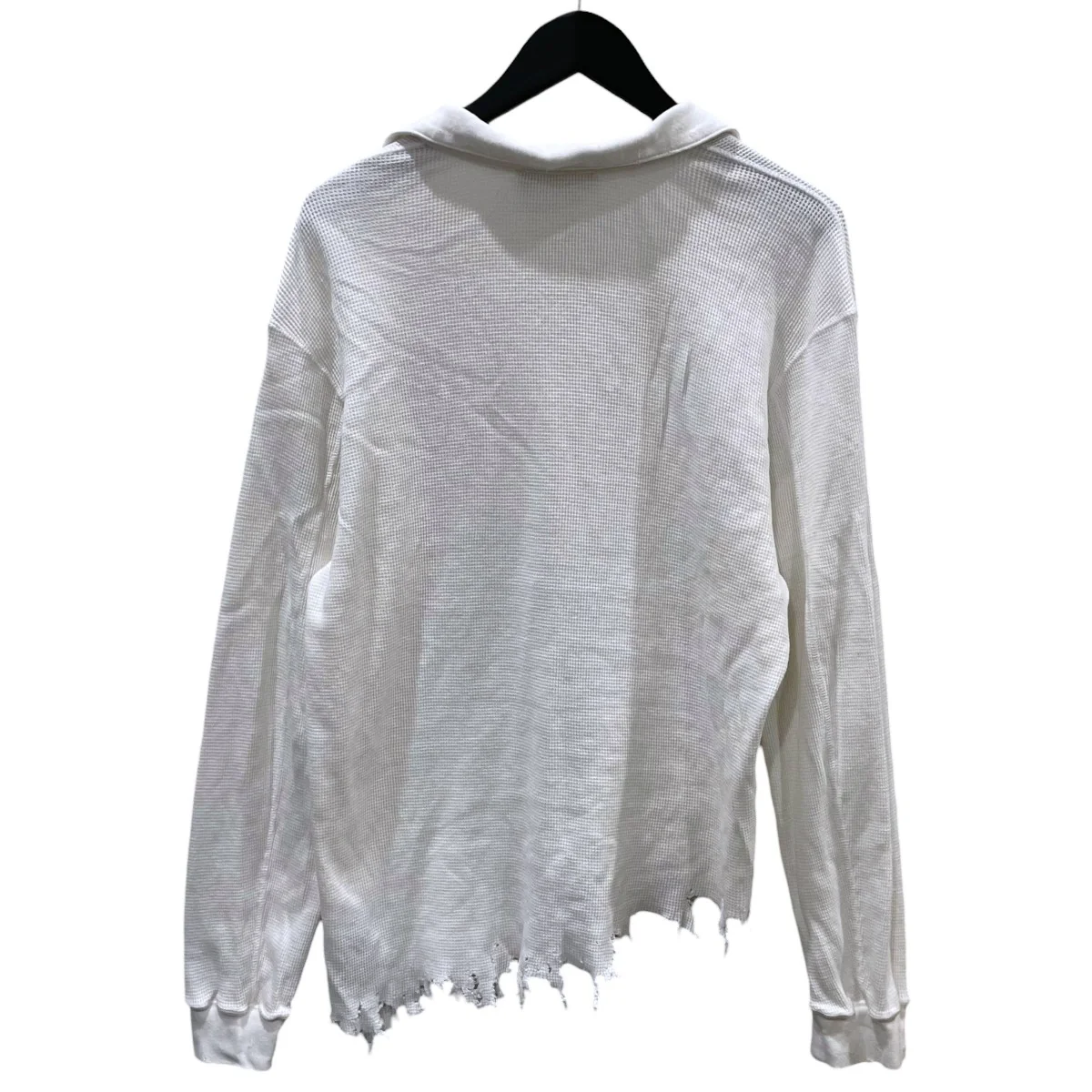 26SS ダメージ加工サーマルポロシャツ Thermal Aging Polo サーマルエイジングポロ LM-26SS-CT04 - Image 2