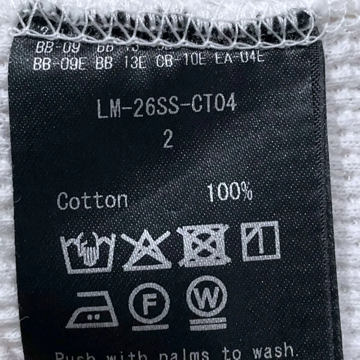 26SS ダメージ加工サーマルポロシャツ Thermal Aging Polo サーマルエイジングポロ LM-26SS-CT04 - Image 6
