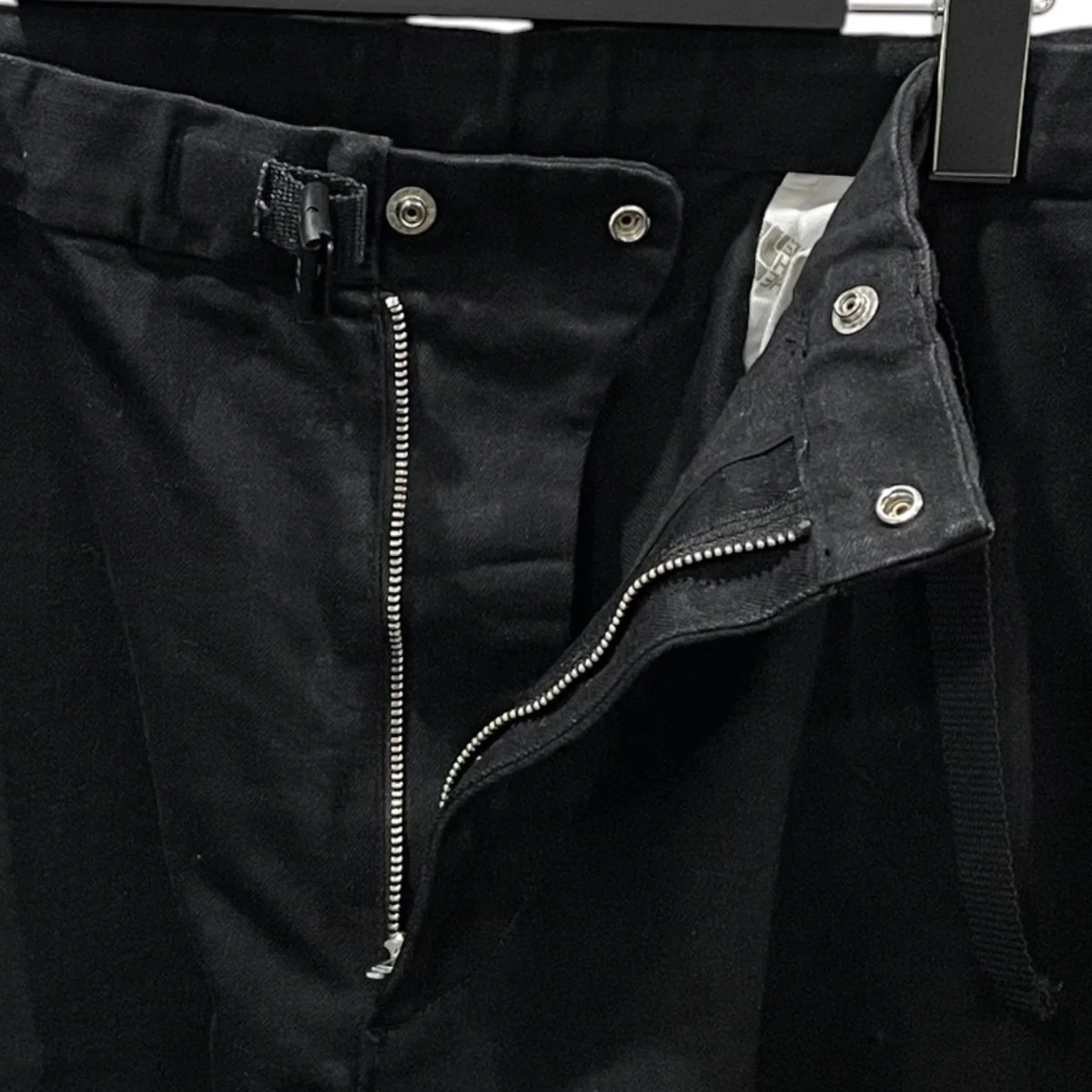 21AW ウェービングベルト デニム ワイドテーパードパンツ Webbing Belt Denim Wide Tapered Pants NT5150N - Image 3