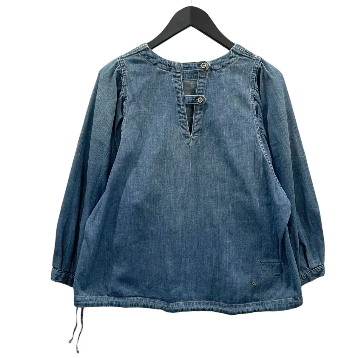 25SS プルオーバーデニムシャツ 45 Petit Denim Puff Sleeve Blouse 45プチデニムパフブリッジブラウス 70730023 - Image 2