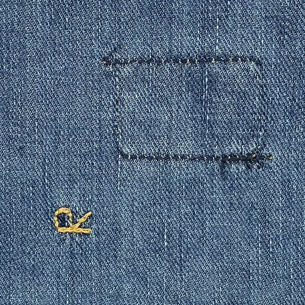 25SS プルオーバーデニムシャツ 45 Petit Denim Puff Sleeve Blouse 45プチデニムパフブリッジブラウス 70730023 - Image 8