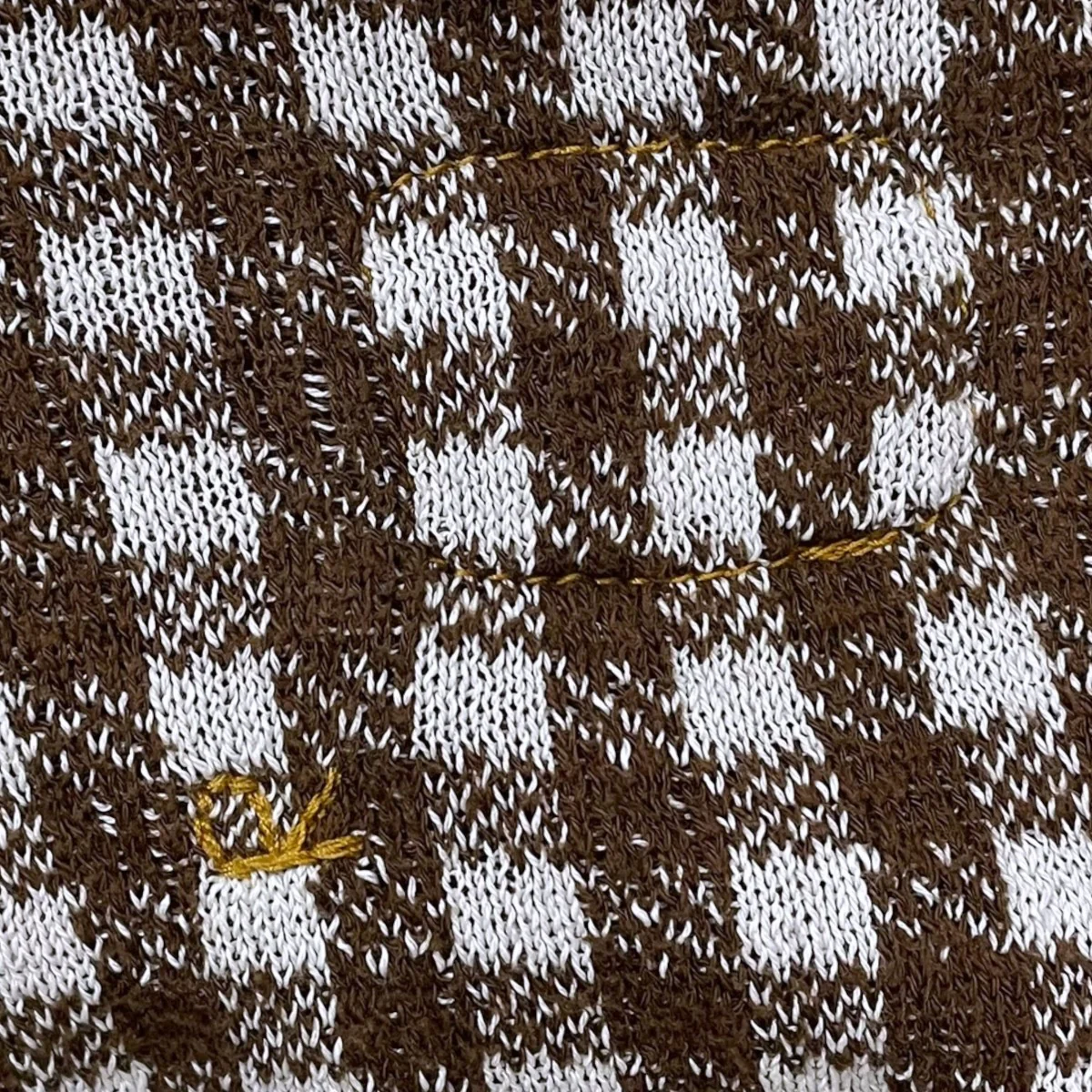 24SS チェック柄ニットカーディガン ギンガムジャカードのカシュクール 70680092 - Image 6