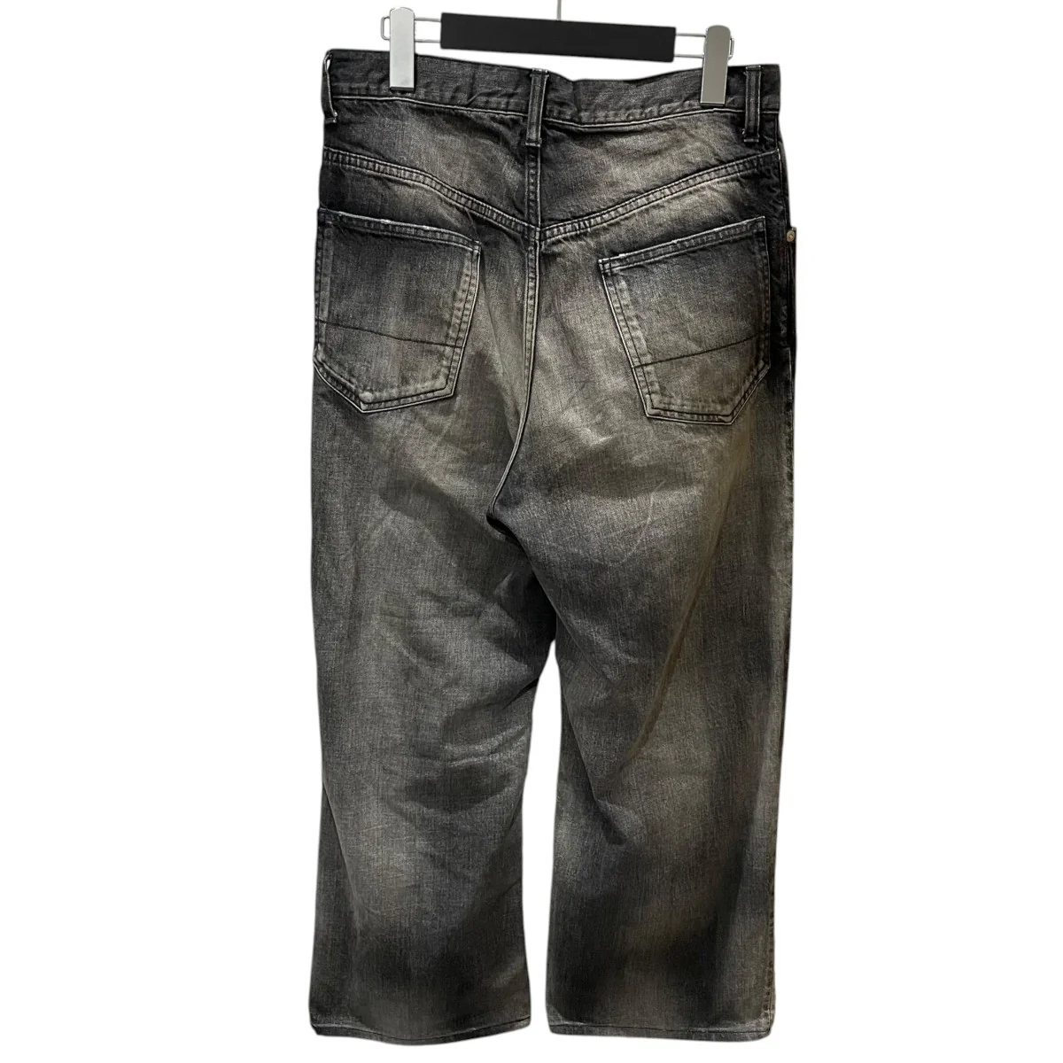 26SS 加工デニムパンツ AGING MIDDLE STRAIGHT 5P DENIM PANTS ANC-PT121-A - Image 2