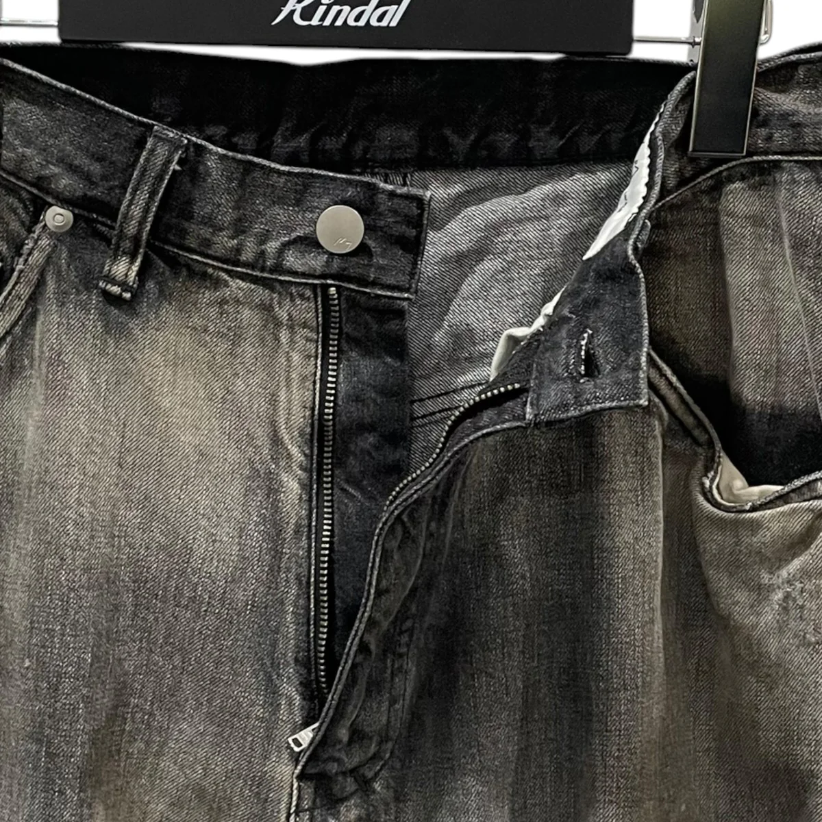 26SS 加工デニムパンツ AGING MIDDLE STRAIGHT 5P DENIM PANTS ANC-PT121-A - Image 3