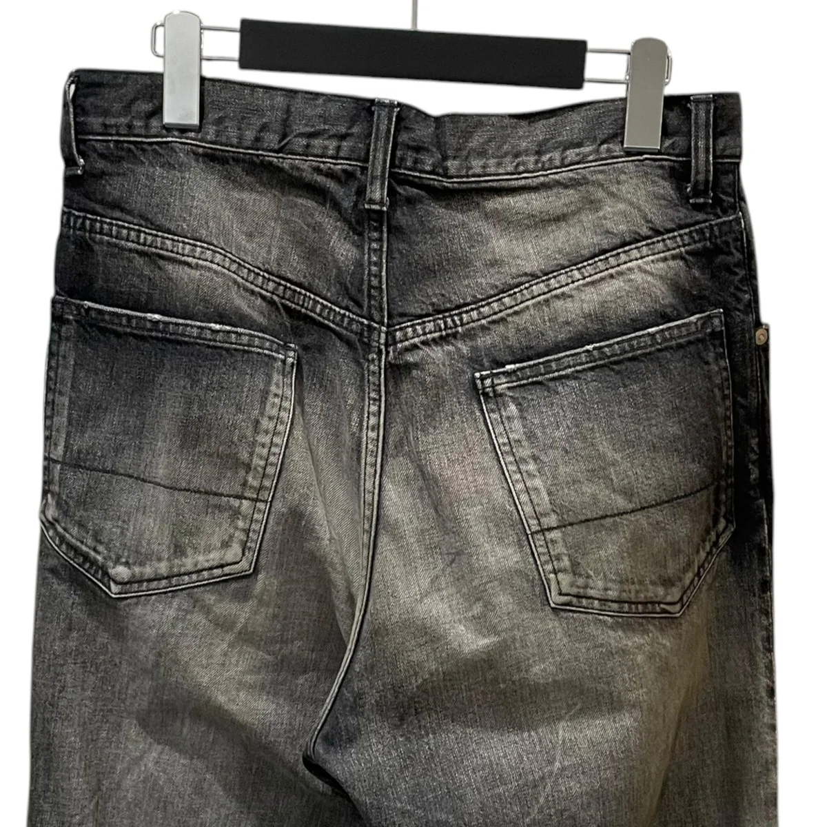 26SS 加工デニムパンツ AGING MIDDLE STRAIGHT 5P DENIM PANTS ANC-PT121-A - Image 4