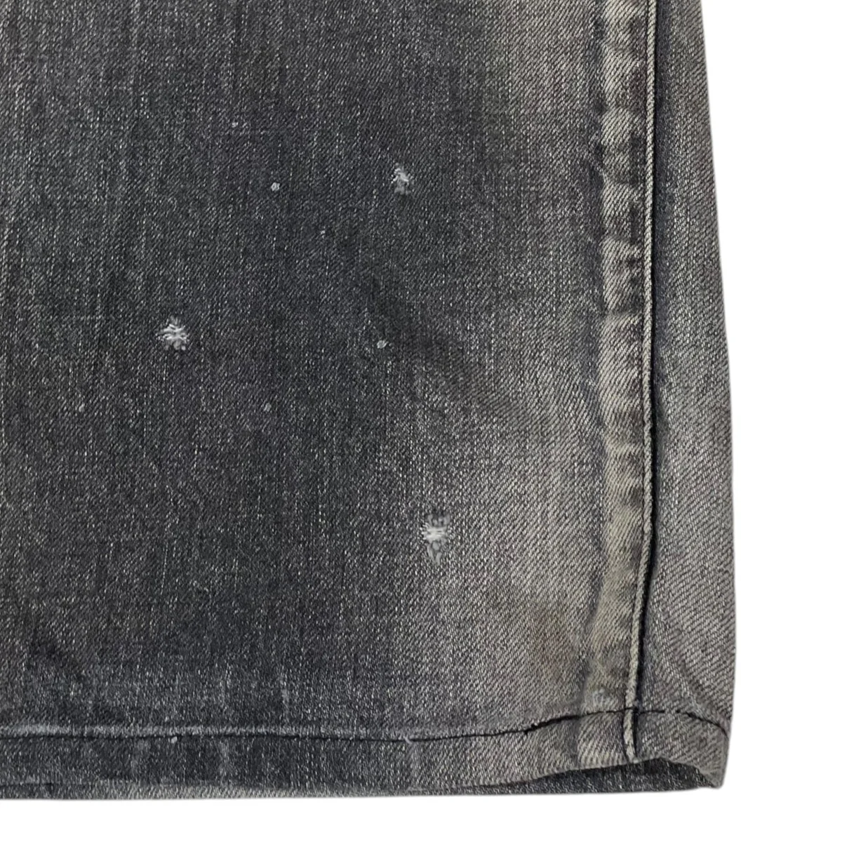 26SS 加工デニムパンツ AGING MIDDLE STRAIGHT 5P DENIM PANTS ANC-PT121-A - Image 6