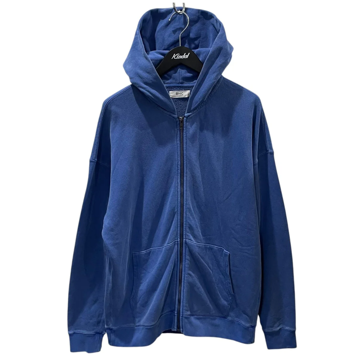 24SS 加工ジップアップパーカー Cotton Sweat Zip Hoodie コットンスウェットジップフーディー 4220900240