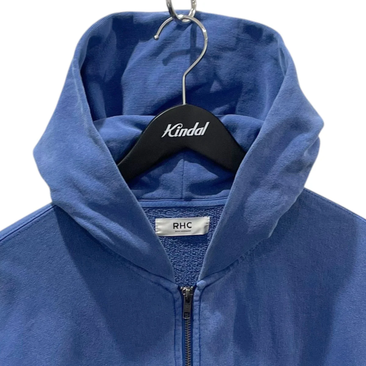 24SS 加工ジップアップパーカー Cotton Sweat Zip Hoodie コットンスウェットジップフーディー 4220900240 - Image 3