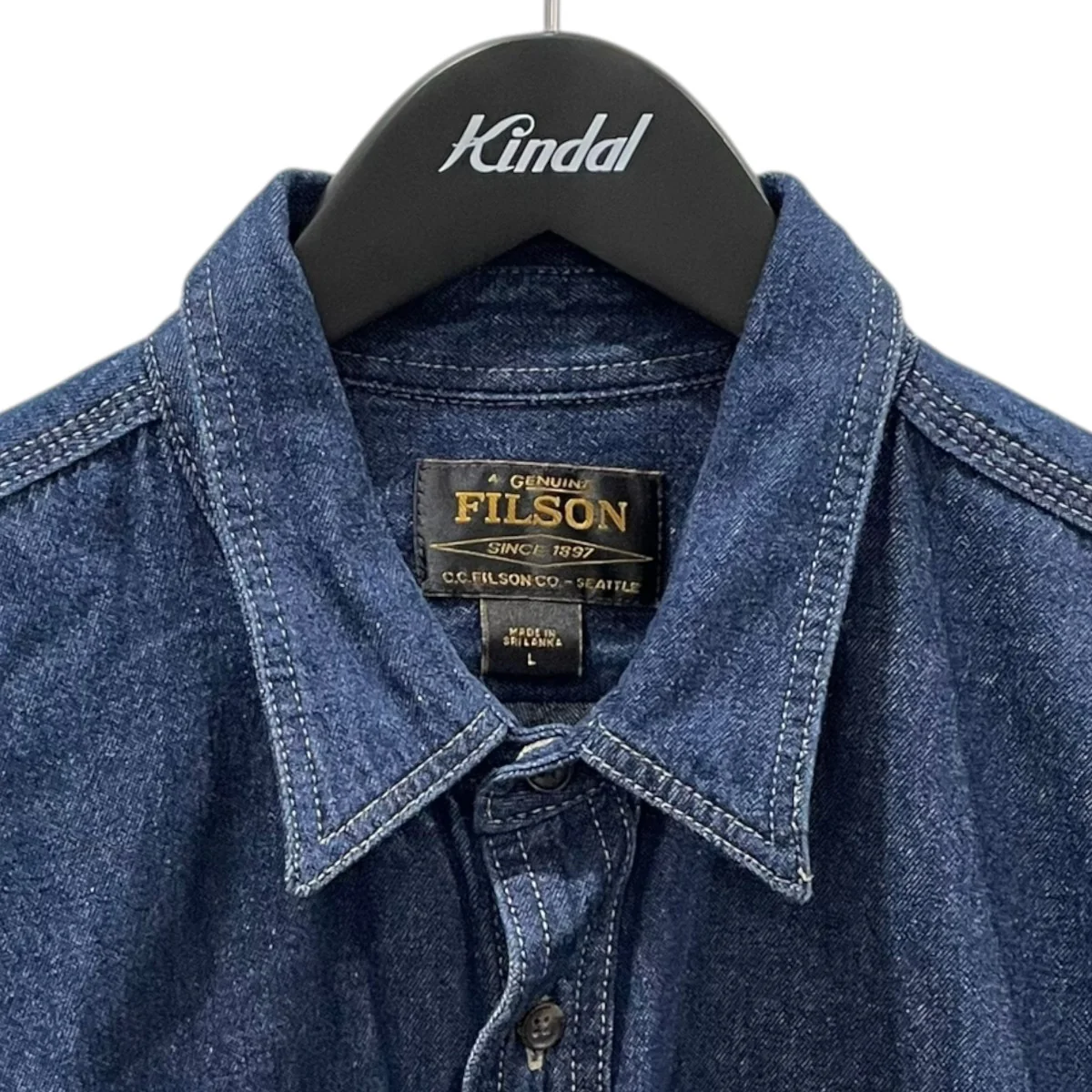 リンスインディゴ加工デニムシャツ Denim Guide Shirt デニムガイドシャツ 20291981 - Image 3