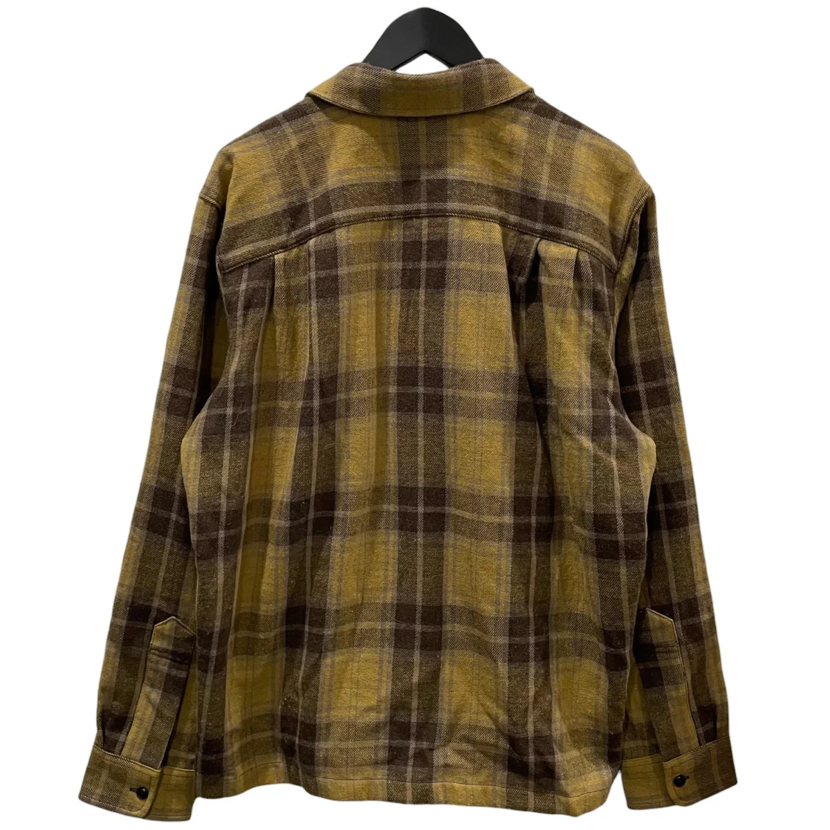 チェック柄オープンカラーウールシャツ Buckner Wool Camp Shirt バックナー ウールキャンプシャツ 20263531 - Image 2